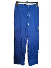 Vintage Y2K Nike Black Tag Women's Nylon Windbreaker Pants Blue small S