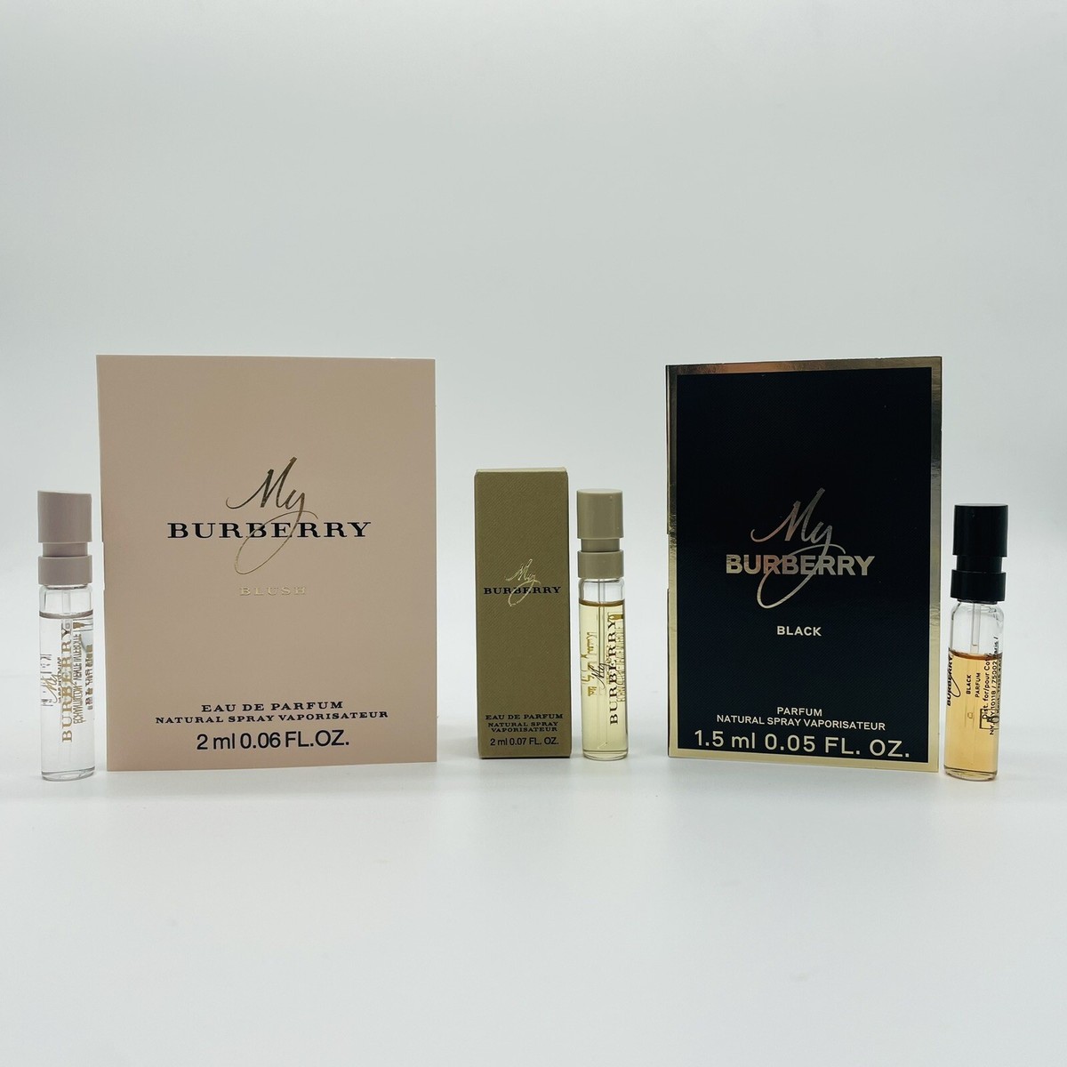 3PC MY BURBERRY SAMPLES (My Burberry Blush, Black, EDP) See