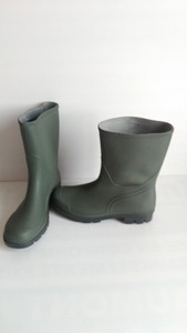 Bottes de pluie Demi botte jardinage bricolage PVC Vert Botte imperméable  courte | eBay