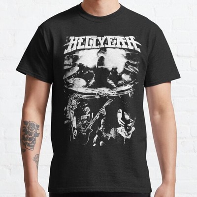 Hellyeah American Heavymetal Entertainment Retro Black S-5XL Unisex T-Shirt