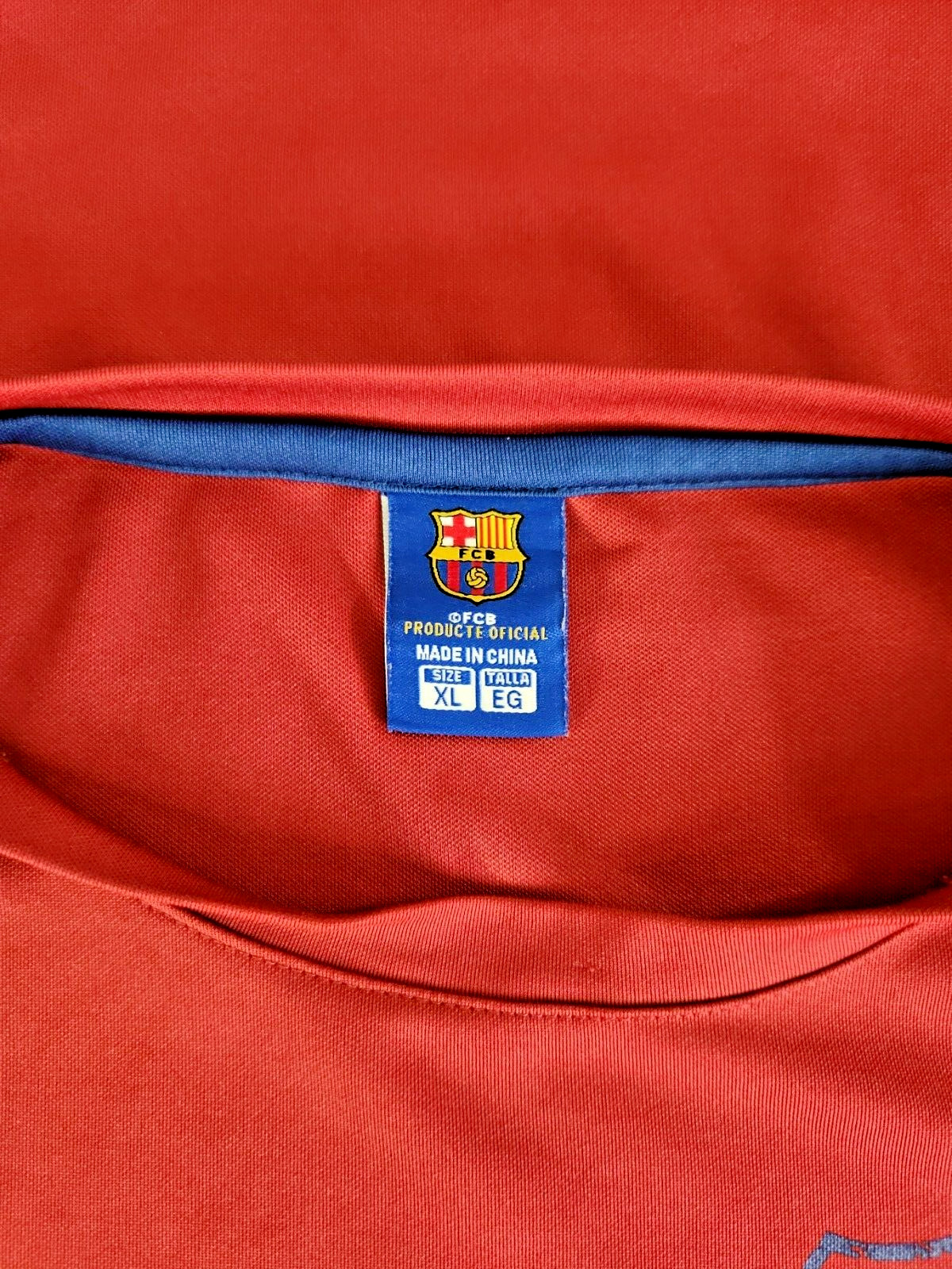 FC Barcelona 1899 Mens XL Stadium Class Striker Shirt Vintage Blokecore Soccer