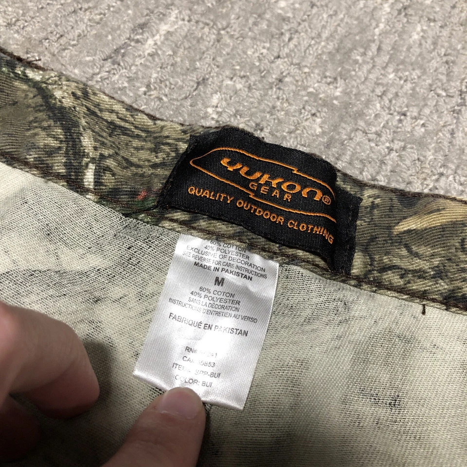 Pantalones cargo Yukon Gear Mossy Oak Break Up Infinity camuflados para hombre talla M (34x30) holgados Foto 3 de 4