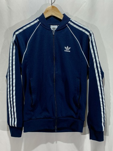 Adidas Navy Blue/White Lined Track 