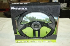 Rhox Aviator 5 Steering Wheel for Golf Cart Carbon Fiber Black 13" ACC-SW130
