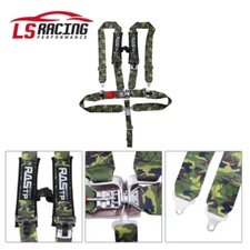 3" Universal Camouflage 5 Point Camlock Quick Release Racing Car Belt Harness