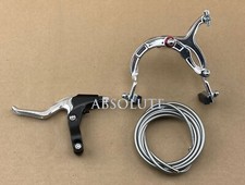 ALL SILVER CRUISER BIKE FRONT BRAKE LEVER CABLE CALIPER BMX VINTAGE SCHWINN BIKE