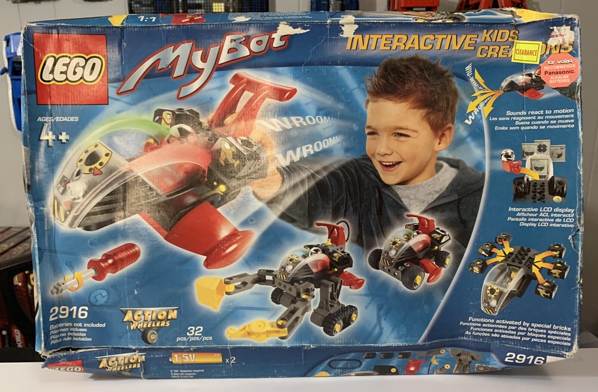 Lego 2916 MyBot Action Wheelers Interactive Kids Creations, New In