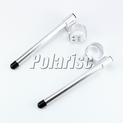 Avdb-moto Pair Racing Clip On Handlebars, Reclining Model In 37mm Diameter Tubes Compatible With CBR 600F 1987-1990, VF700 1986-1987, VFR 750