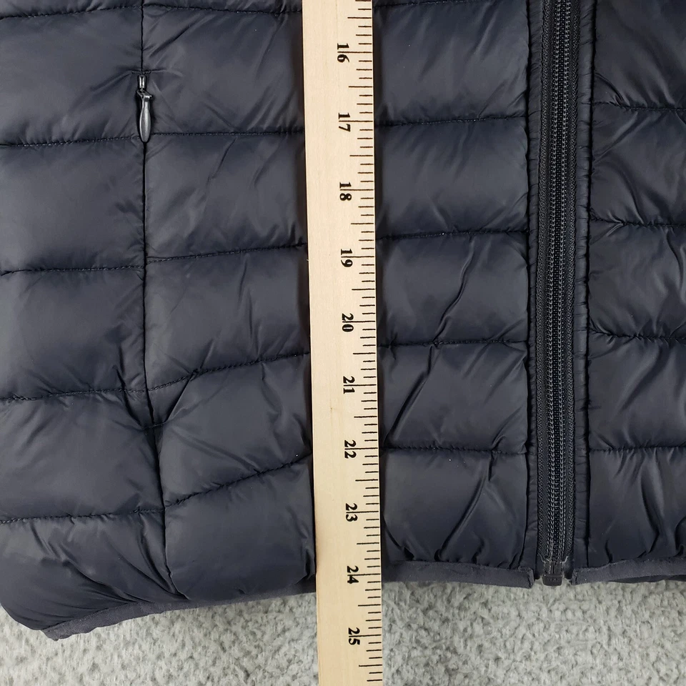 Save The Duck Ultra Light Puffer Jacket Youth 14 Navy Blue Pockets Full Zip - Image 4 of 4
