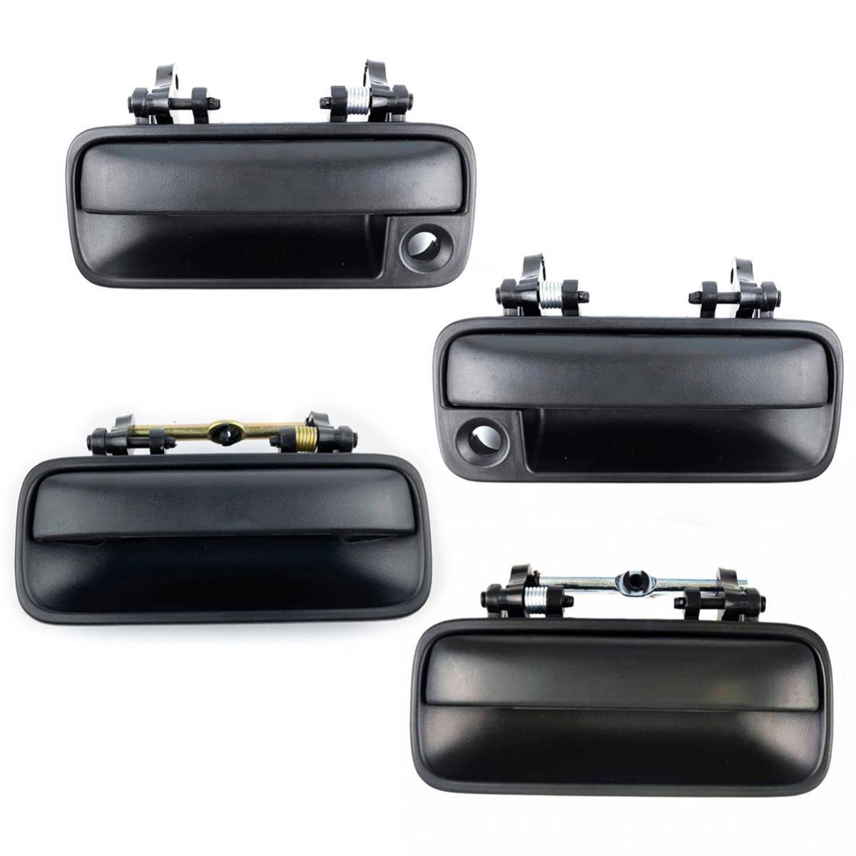 Set 4 Outer Exterior Door Handle Black Fits Honda City 3A2 SX