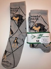(2 Pr) Dog Socks By Wheel House Designs-USA Made! Sock Size 9-11