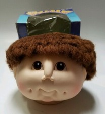Vintage 1984 The Original Doll Baby Head New Brown Hair 9