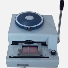 75 Characters Convex Embosser Machine Manual ID Embossing Machine