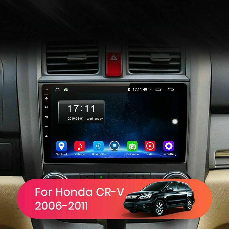 For 2007-2011 Honda CR-V 3 RE CRV 9" Android 10 Car Stereo Radio GPS Navi WiFi - Image 2 of 4