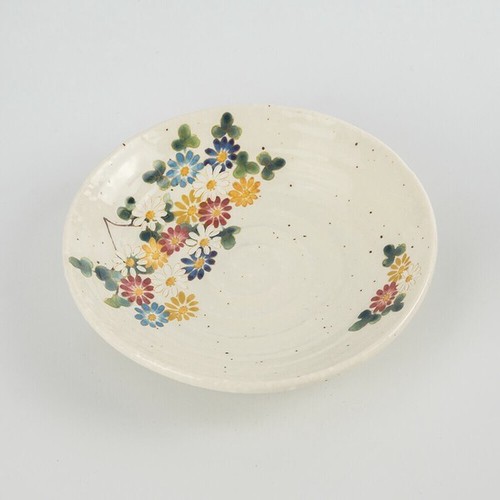 Mino ware Japanese sarving plate set of 5 Four seasons in Japan 5.11in White - Picture 7 of 9