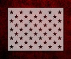 50 Stars Flag Star Pattern 11" x 8.5" Custom Stencil FAST FREE SHIPPING (485)