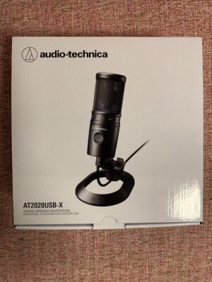 Audio-Technica Back Electret Condenser Type USB Microphone AT2020USB New