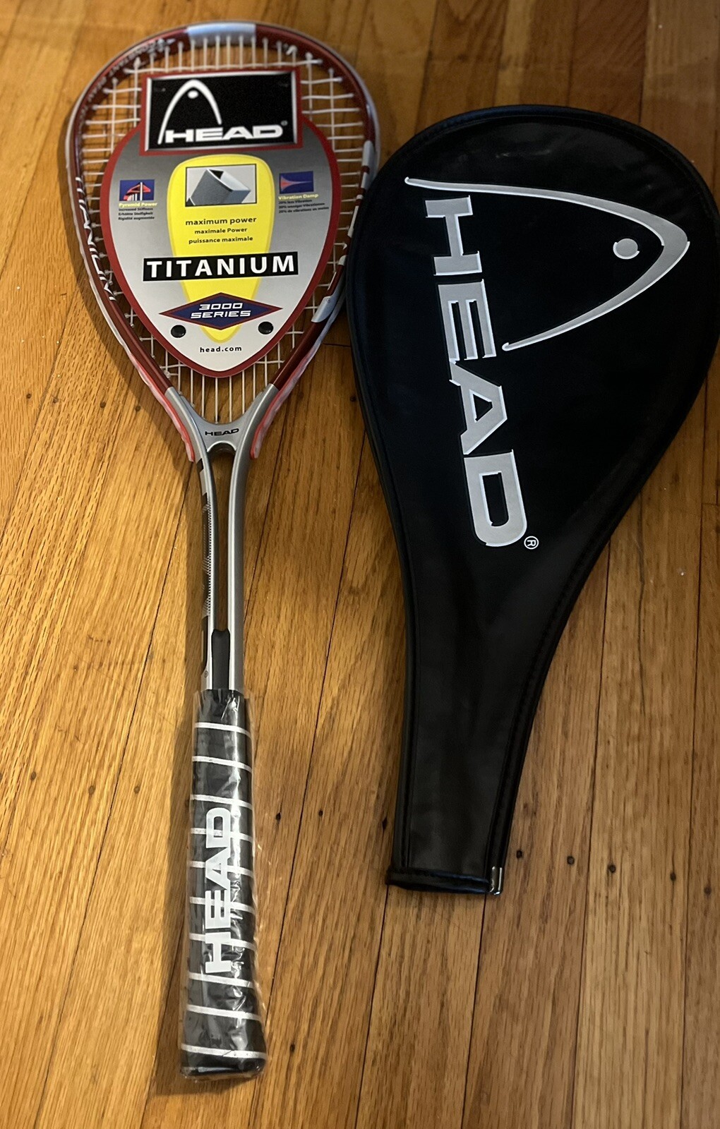 Head Titanium 3000 XL Tennis Racket w/ Cover. Never Used Wit