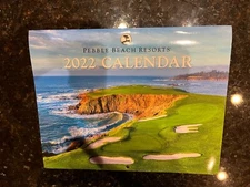 US OPEN PRO AM PEBBLE BEACH RESORT 2022 CALENDAR BEAUTIFUL PICTURES HIGH QUALITY