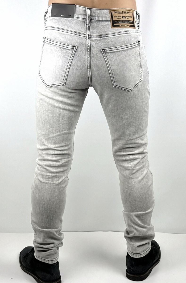 Diesel $275 Men's D-Strukt Mid Waist Slim Fit Jeans - R69RE | eBay