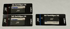 Montblanc Blue  2 Burgundy . Intenpatronen Ink Cartridges New