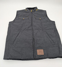 McDonalds Timeless Elements Puffer Vest Gray Size M Employee Uniform Since 1955