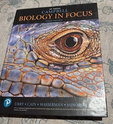 AP Edition Campbell Biology in Focus 3rd Edition Hardcover Brand New