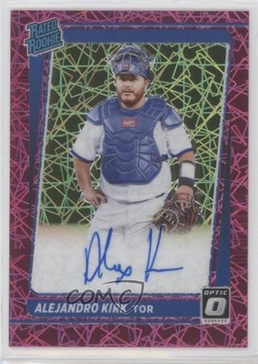 2021 Panini Donruss Optic Pink Velocity Prizm 7/75 Alejandro Kirk Auto 11ur