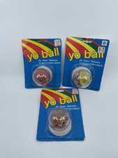 1970s YO BALL YO-YO by Knots Sealed Old Store Stock RARE Lot Of 3