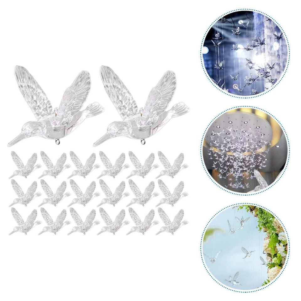 20 pezzi che trasparente soffitto decorativo decorativo decorazione per - Immagine 4 di 4