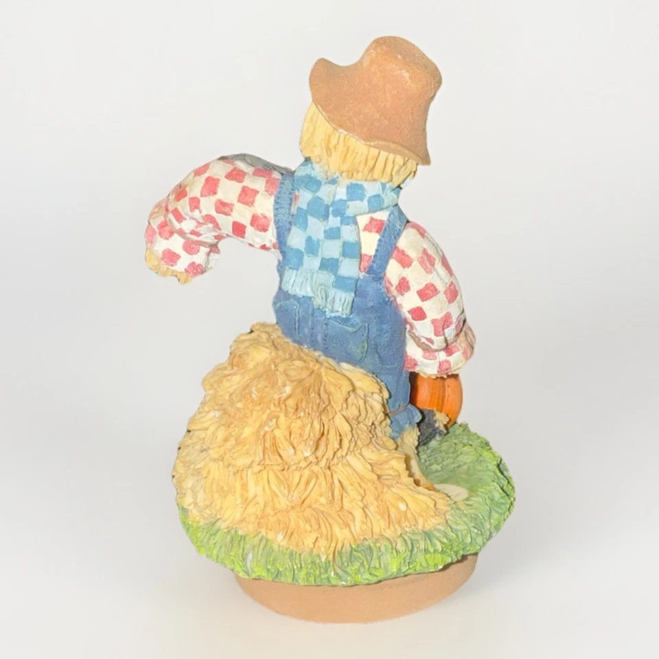 Decoración de velas decorativas vintage para interiores de hogar espantapájaros en calabazas usado en excelente estado Foto 3 de 4