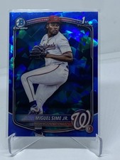 2025 Bowman Draft #BDC-181 Miguel Sime Jr. Chrome Sapphire