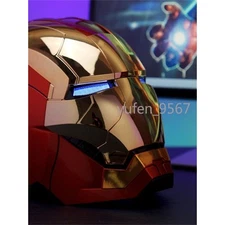 Iron Man 1:1 MK5  Helmet Wearable Voice-activated Mask Fully Automatic Gifts