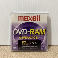 Maxell DVD-R  DVD-RAM Round Cartridges DVD Camcorders