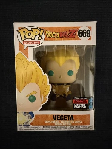 Funko Pop VEGETA 669 Dragon Ball Z - GOOD CONDITION - SHIPS SAFE