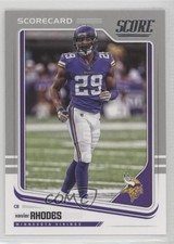 2018 Score Scorecard Xavier Rhodes #204 0g4