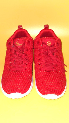 Geers By Dream Seek Womens Sneakers Red/Gold Size 8 New