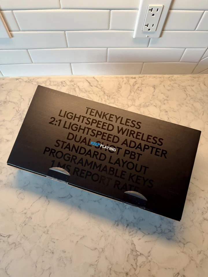 Logitech G PRO X TKL LIGHTSPEED Wireless Gaming Keyboard, Clicky, Black - NEW ! - Image 2 of 4