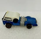 Hot Wheels Redline Mutt Mobile  Blue 1970 With Dogs Cage and White Top