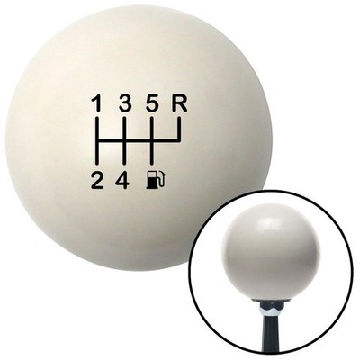 Ivory 6 Spd. Shift Pattern NEED GAS Shift Knob M16 for 1993-2002 Camaro/Firebird