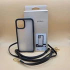 CYRILL iPhone 12 Pro / 12 Case Classic Charm Shockproof & Strap Black ACS02302