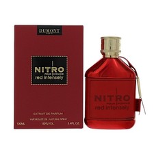 Nitro Red Intensely 3.4 Oz Extrait De Parfum Spray by Dumont Box for Men