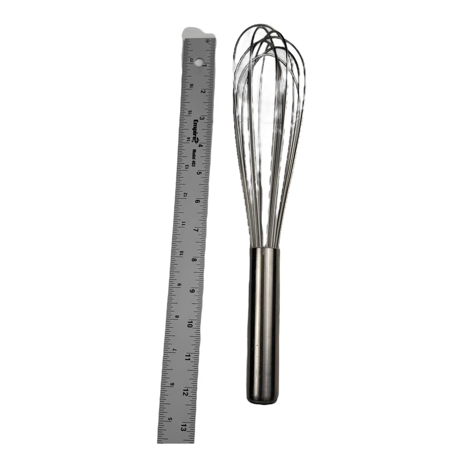 Batidor de acero inoxidable AMCO 18/8 a prueba de óxido utensilio de cocina herramienta para hornear Foto 3 de 4