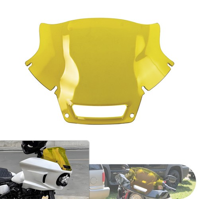 #ad 8.5quot; Yellow Flare Windscreen Windshield For Harley 2022 2025 Low Rider ST FXLRST $73.99