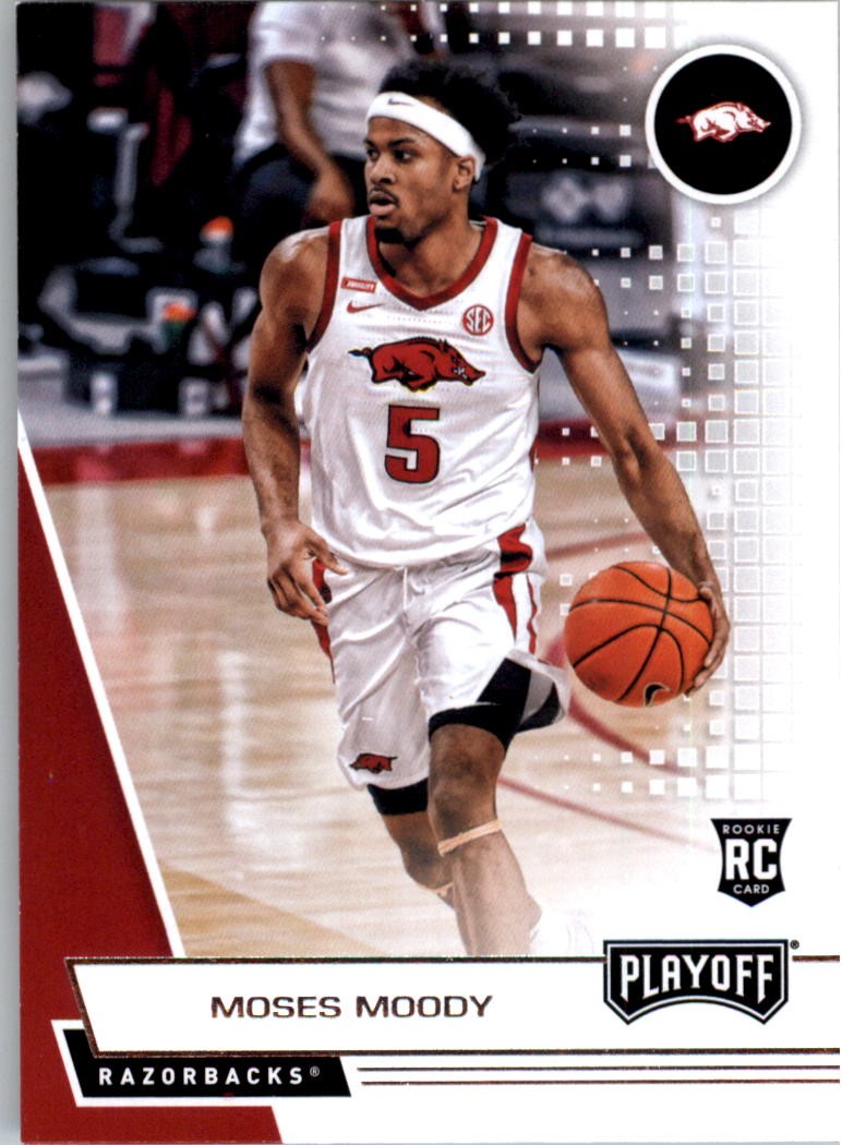 2021-22 Panini Chronicles Draft Picks #362 Moses Moody Playoff - BSK