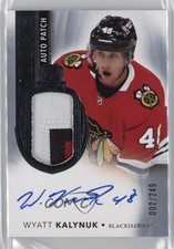 2021-22 Upper Deck The Cup Rookie 2/249 Wyatt Kalynuk #108 Patch Auto 2d8