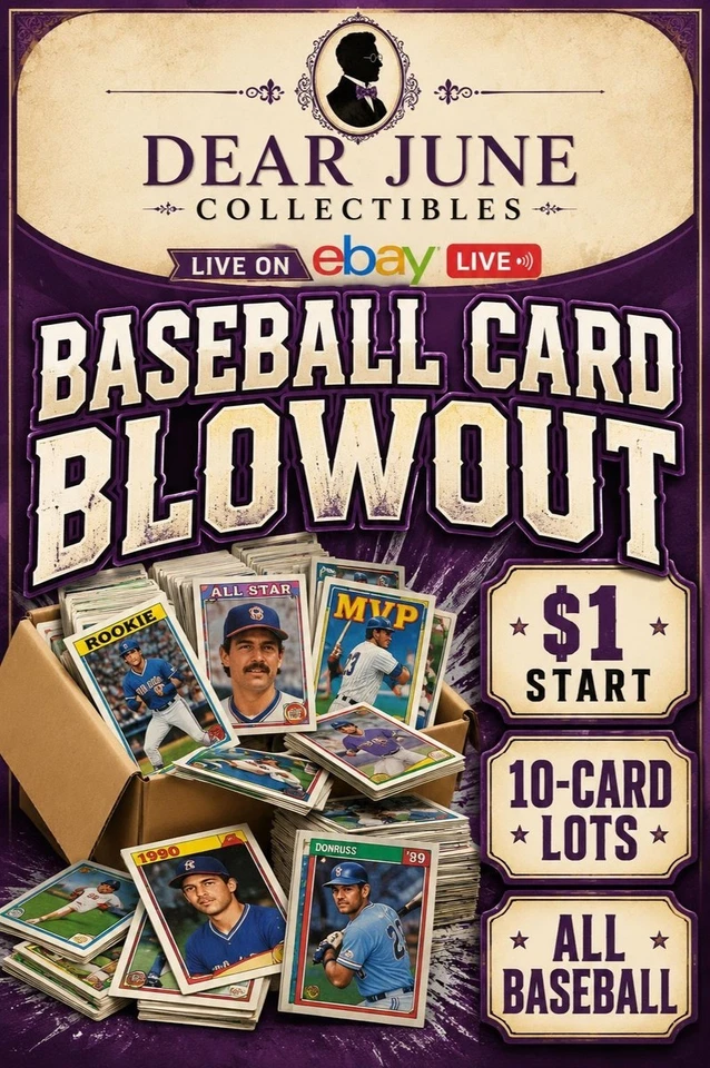 Sports Card Blowout! $1 Start Auction!
