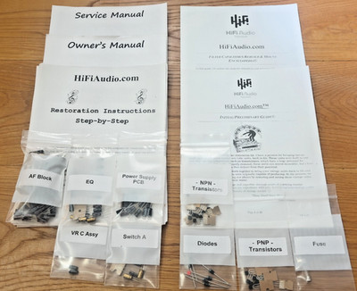 Pioneer c90 preamp rebuild restoration recap upgrade kit repair capacitor