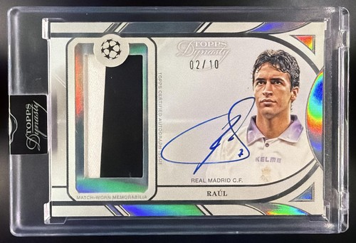 2024 Topps Dynasty UEFA Club Competitions Raul #APL-RA3 Auto Patch /10