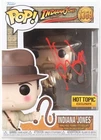 Funko Temple Of Doom POP! Movies Indiana Jones signed Harrison Ford